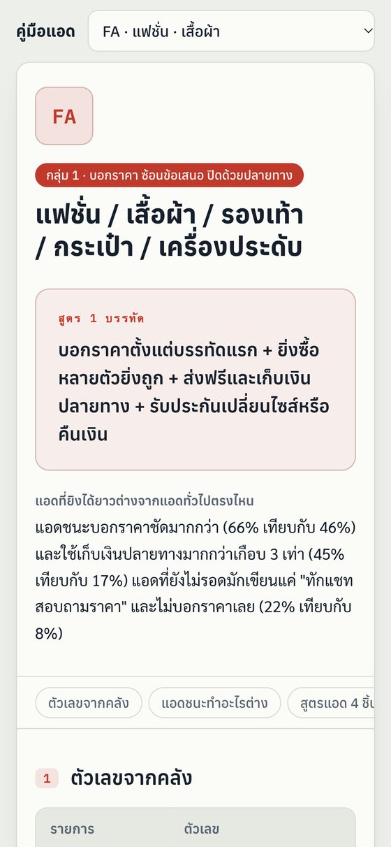 เว็บแอปบนมือถือ: สูตรธุรกิจแฟชั่น