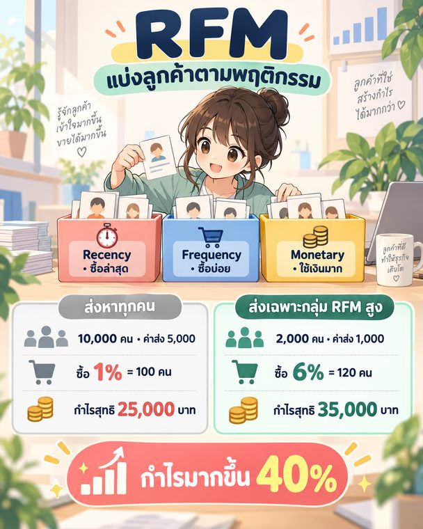 ตัวอย่างภาพ Framework & Business Model PART 2 แบ่งลูกค้า